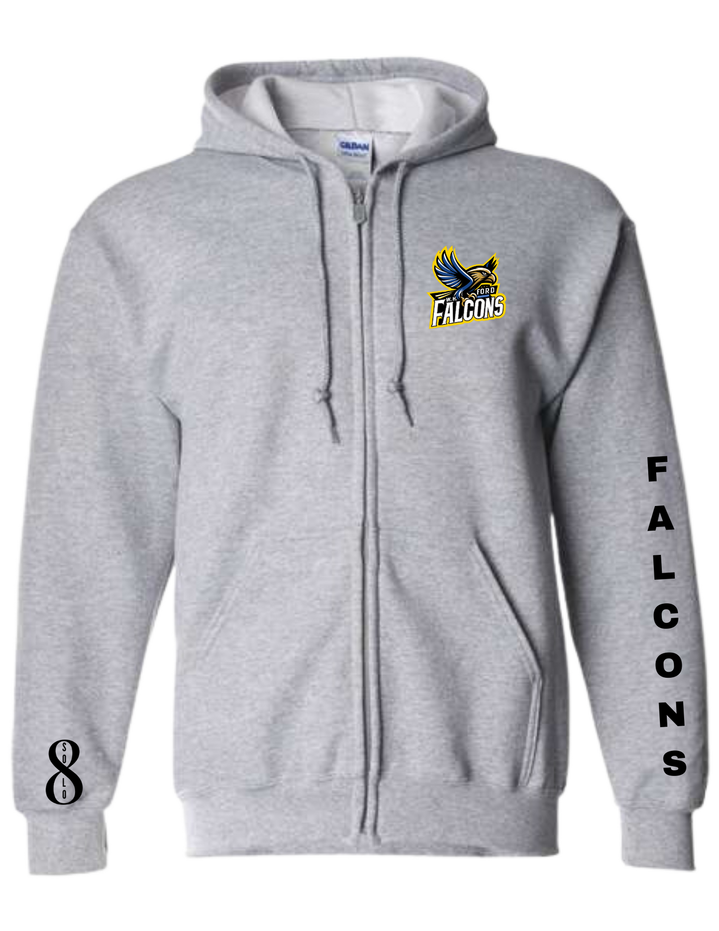 W.H. Ford Zip Hoodies
