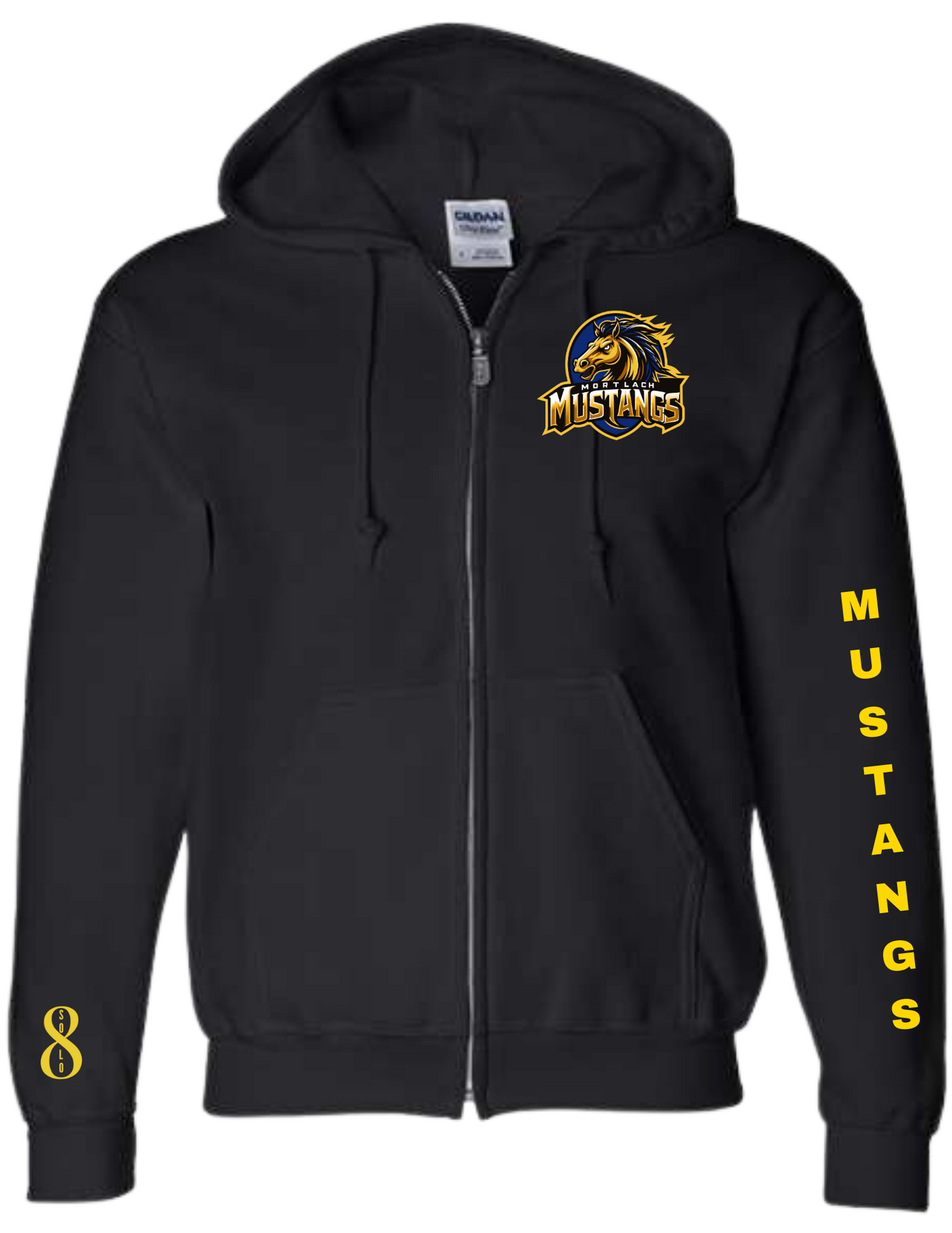 Mortlach Mustangs Zip Ups