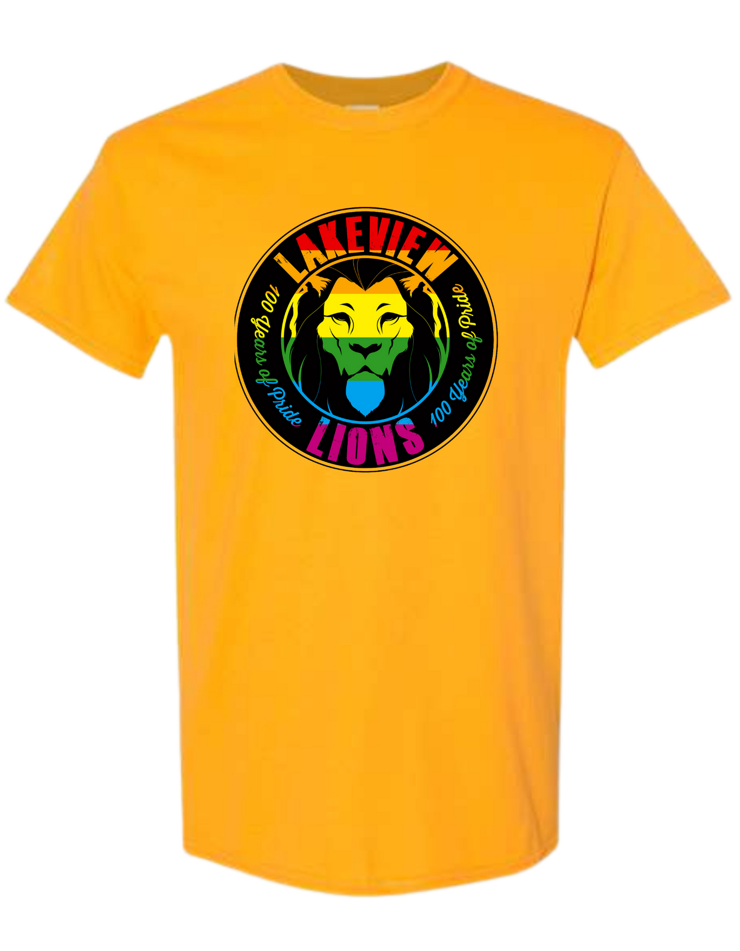 LAKEVIEW RAINBOW GILDAN T-SHIRT