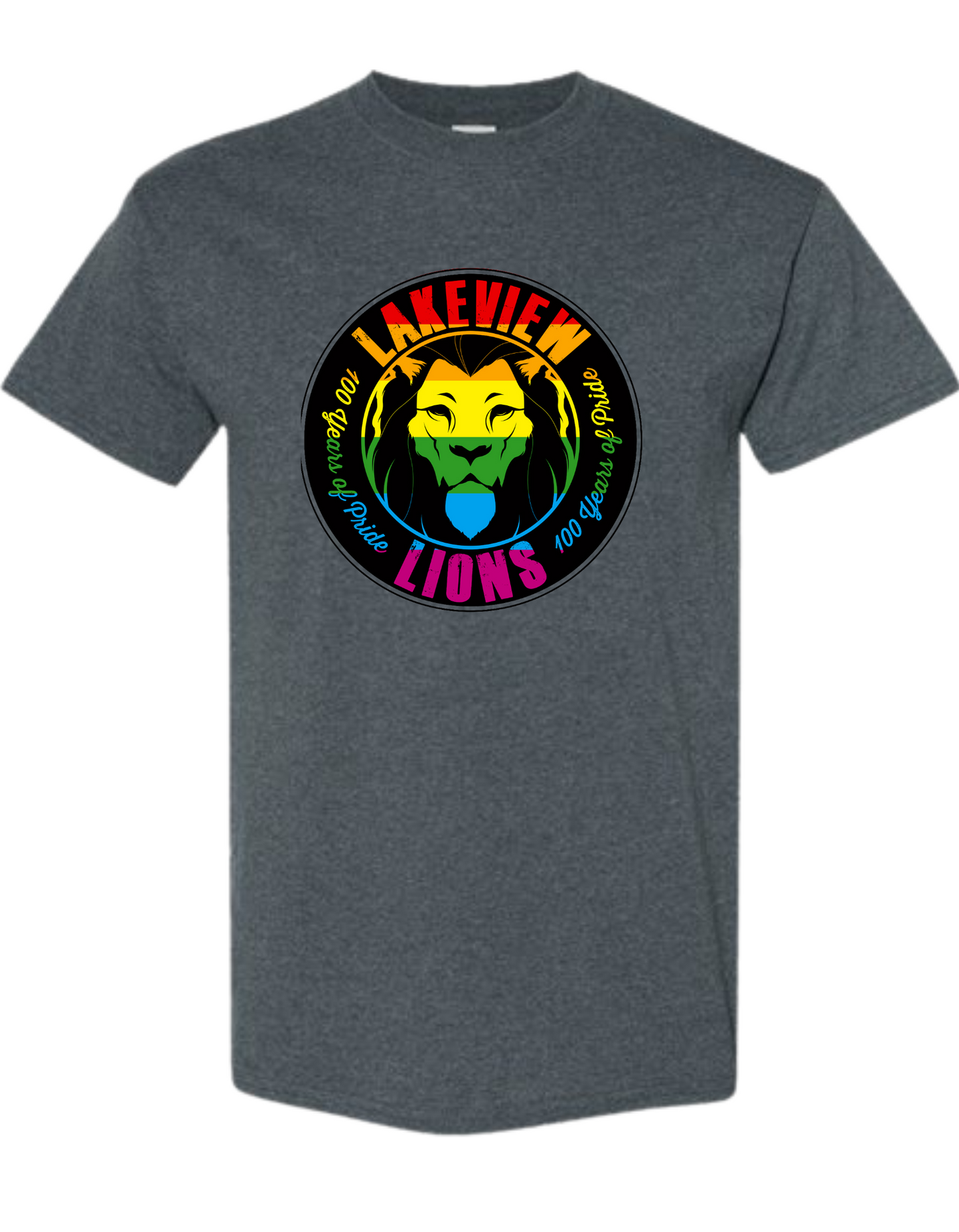 LAKEVIEW RAINBOW GILDAN T-SHIRT