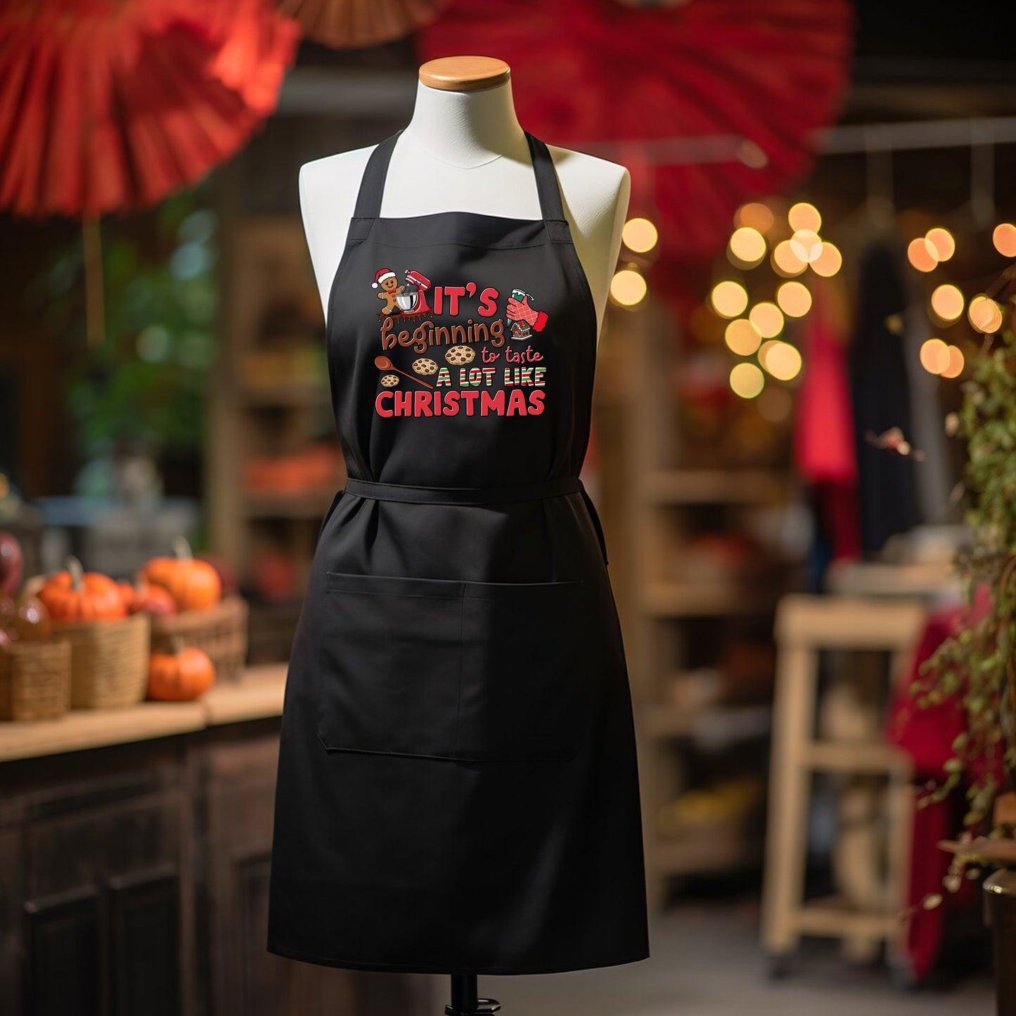 It's Beginning To Taste Like Christmas Apron