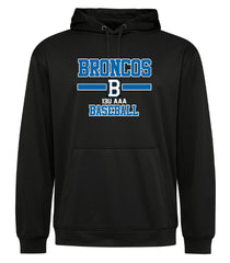 13U AAA Broncos Hoodie