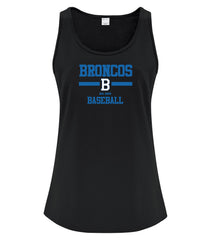 Broncos Baseball New Ladies Tank Top