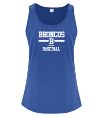 Broncos Baseball New Ladies Tank Top
