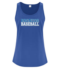 Broncos Baseball Classic Ladies Tank Top