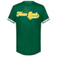Team Sask Lacrosse  - Full Button Baseball Jersey