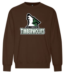 St. Timothy Adult Premium Large Logo Crewneck