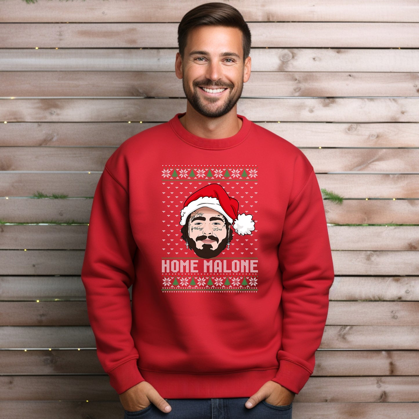 Home Malone Ugly Sweater