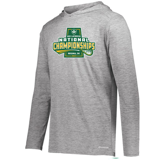 Box Lacrosse Nationals - Cool Core Hooded L/S